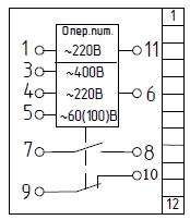 Схема подключения реле НЛ-5