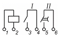 Схема подключения и расположений выводов реле ВЛ-102