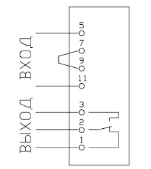 Схема подключения реле с последовательным соеденением входных обмоток