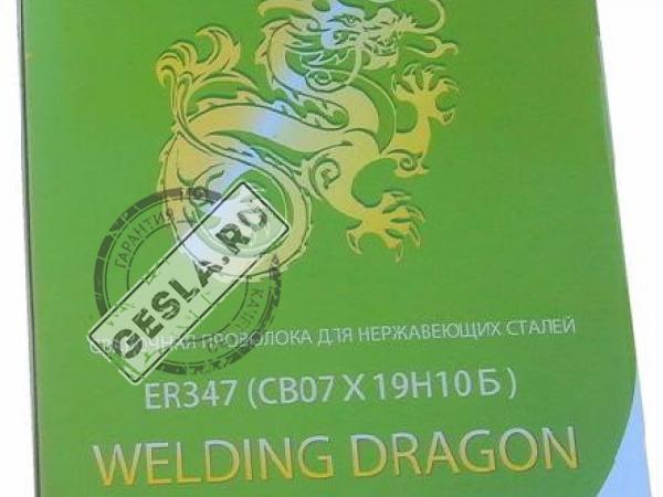 Проволока Welding Dragon ER 347 1.2 мм 5 кг (D200) фото 1