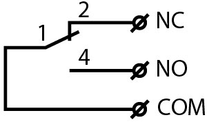  Рис.1. Схема электрическая D4MC-2020 концевого выключателя